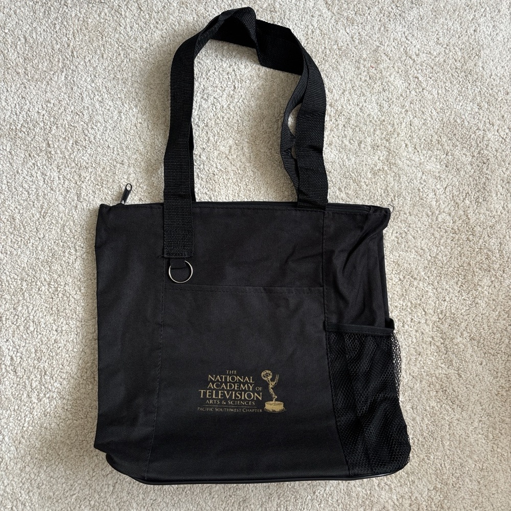 Vintage Academy Television Black Bag